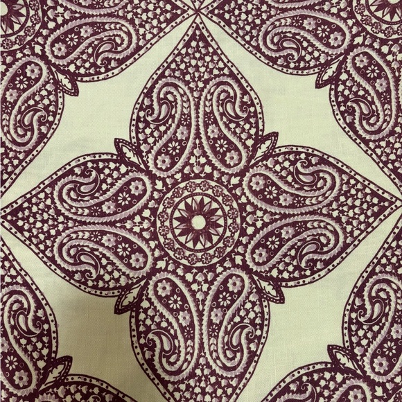 John Robshaw Paisley Patterned Linen Euro size pillow Cover - Picture 2 of 6